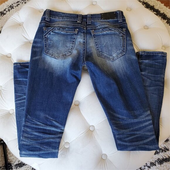 BUCKLE BLACK Fit 53 Mid Rise Skinny Fit Jeans 25x32 - Picture 13 of 16